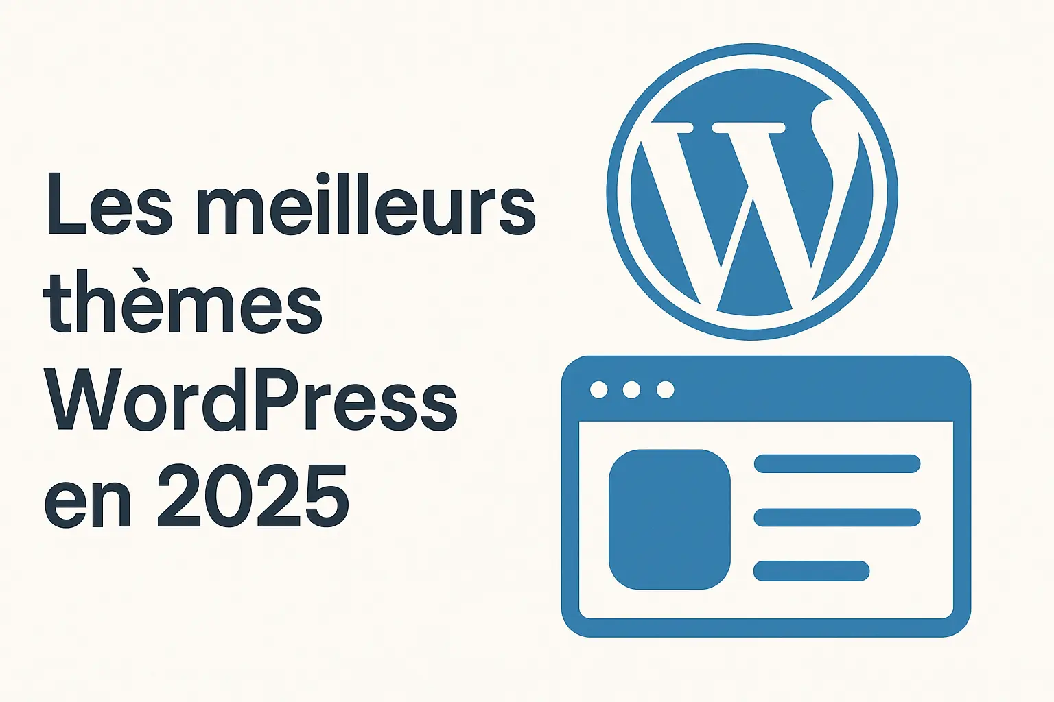 Les meilleurs thèmes WordPress en 2025