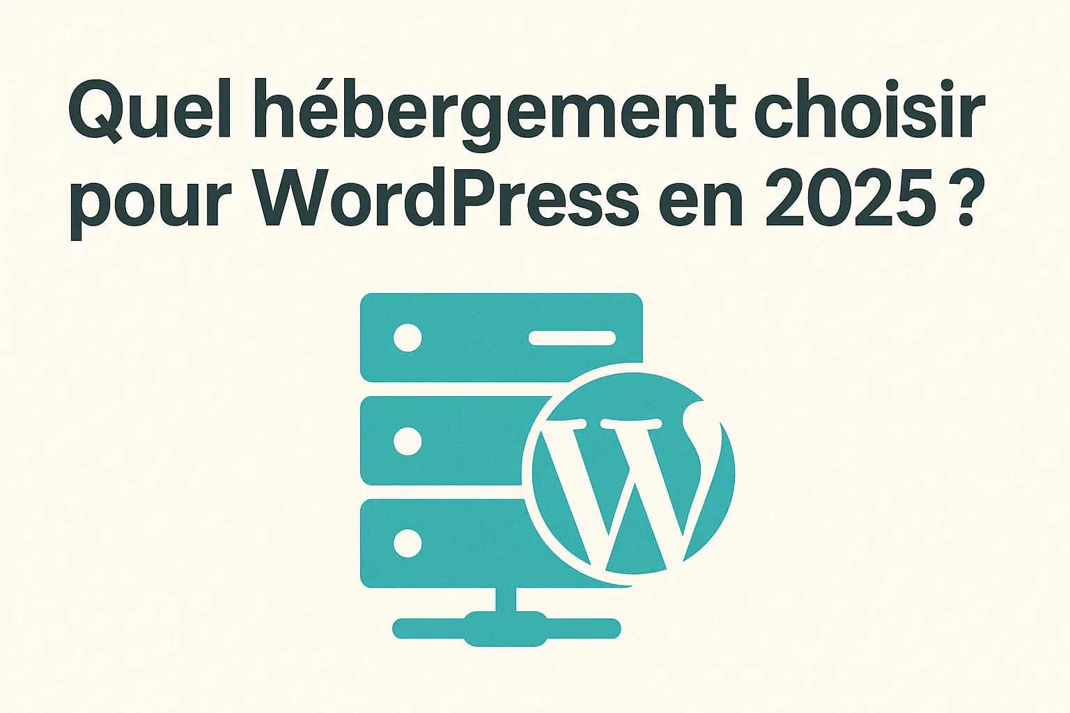 Quel hébergement choisir pour WordPress en 2025