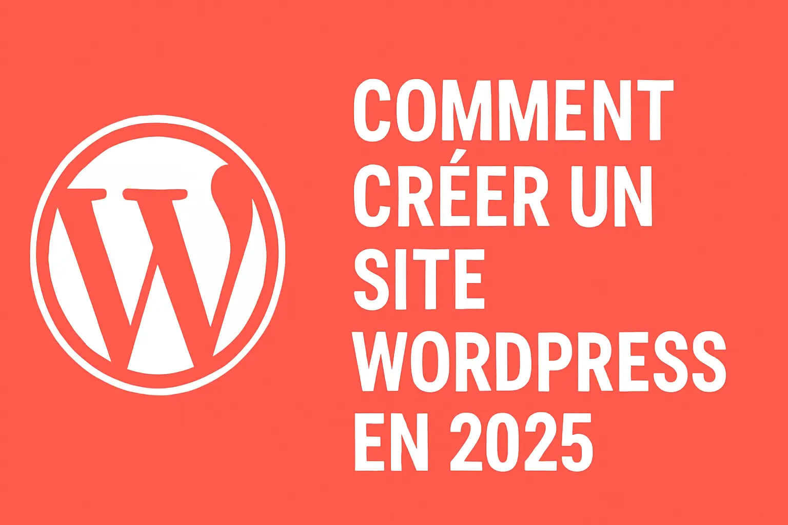 Comment créer un site WordPress en 2025 (guide complet)